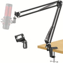 Soporte de micrófono, Soporte de escritorio ajustable para micrófono HyperX Boom Arm Stand para transmisión de grabación, estudio de sonido de voz en off, escenarios, transmisión, canto y estaciones de televisión Eid Al-Adha Mubarak