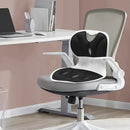 Silla ergonómica con diseño de onda, respaldo ajustable, plástico transpirable e hipoalergénico, ideal para oficina, hogar y spa - Soporte de postura dinámico para sesiones de sentado prolongadas, silla de oficina