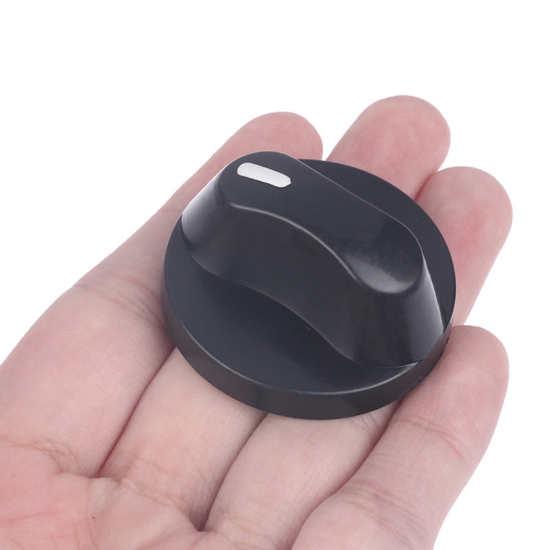 1 Par de Perillas de Encendido para Estufa de Gas - Reemplazo de Plástico de 8mm para Cocinas, Acabado Mate Negro, Perillas de Control de Quemador Duraderas y Fáciles de Instalar, Accesorios para Estufa de Gas | Perillas Modernas | Plástico Duradero