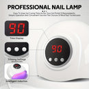 Linterna USB para Uñas con 24 Luces LED de Alta Potencia, Secado Rápido y Experiencia Profesional de Manicura