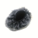 Pantalla de viento compatible con Zoom H1n Furry, conector XLR, protección contra el viento para grabaciones en interiores y exteriores, sin necesidad de batería