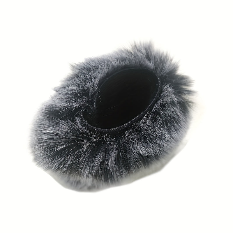 Pantalla de viento compatible con Zoom H1n Furry, conector XLR, protección contra el viento para grabaciones en interiores y exteriores, sin necesidad de batería