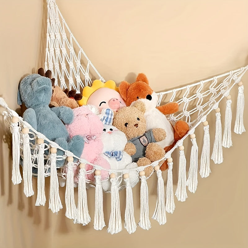 Una hamaca grande de juguete para animales de peluche, perfecta para el almacenamiento en las esquinas y la decoración de la habitación.