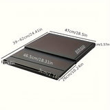 Organizador de Almacenamiento para Microondas y Horno Montado en Encimera con Estante Extraíble - Estantería Contemporánea para Cocina, Ollas, Sartenes, Utensilios - Diseño Duradero Ahorra Espacio, Fácil Ensamblaje, Soporte para Utensilios, Construcción