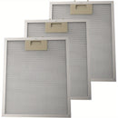 Tres pantallas de filtro para extractor de humos de 320 mm x 260 mm x 9 mm.