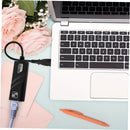 Adaptador de red Ethernet Gigabit USB 3.0 con conector RJ45 femenino, convertidor de cableado para Macbook Air, interfaz de red USB-C a RJ45, velocidad de transferencia de datos de 100 MB/s, compatible con SmartThings, método de control de aplicaciones,