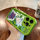 Estuche Divertido de Rick y Morty para iPhone 16, 15, 14, 13, 12, 11 Pro Max Mini XR XS X 7 8 Plus - Cubierta Trasera Suave TPU Antigolpes