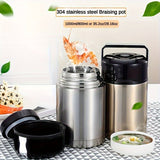 1 Unidad, Recipiente Térmico Aislado Para Alimentos, 35.2oz/28.16oz, Recipiente Cilíndrico De Acero Inoxidable Para Almuerzo, Fiambrera Térmica, Para Sopa, Gachas, Ensalada Y Más, Para La Escuela Y La Oficina, Accesorios De Cocina, Accesorios De Viaje