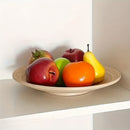 6 piezas de frutas artificiales sólidas - Falsa pera amarilla, naranja, granada, manzana roja Fuji - Decoración del hogar para fiestas de Navidad, adornos navideños, todas las estaciones adecuadas