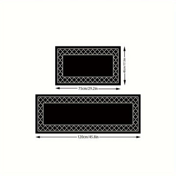 Alfombra de confort ergonómico y antideslizante para cocina, hogar, suelo, fregadero y oficina [1/2pcs]