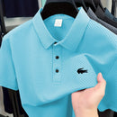 Camiseta Cómoda para Hombres de Medio Oriente con Estampado de Cocodrilo, Camisa Casual Transpirable para Negocios y Ocio