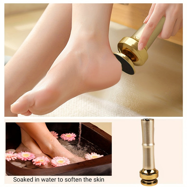 Amoladora de Pies Portátil, Ligera y Eléctrica para Exfoliación y Cuidado del Talón