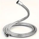Manguera de ducha de acero inoxidable FlexiShower 1.2m/1.5m/2m/3m, extensión de tubería de cabeza de ducha anti-encorvadura cromada con accesorios de latón y junta de silicona, no necesita electricidad, ajuste universal para bañera y ducha