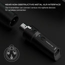 AMACEX K-11 Transmisor y receptor inalámbrico XLR, adaptador de micrófono XLR cableado a inalámbrico, adaptador XLR a 1/4", para micrófonos dinámicos/condensadores, interfaz de audio