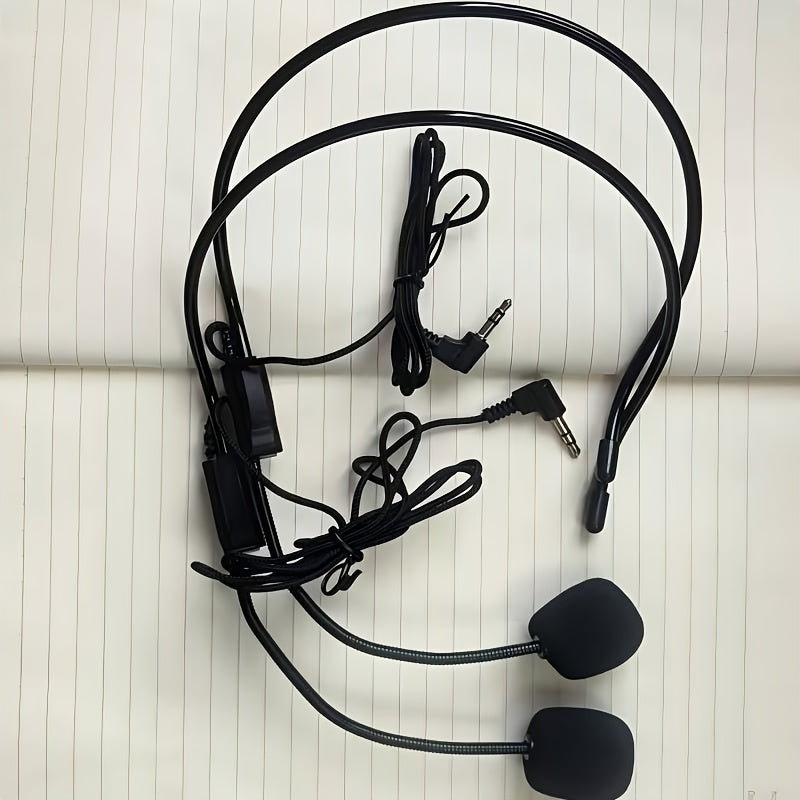 [Micrófono USB flexible] Micrófono de diadema con cuello flexible USB para cantar, streaming y videoconferencias - Sin necesidad de baterías, negro, conector jack de 3.5mm