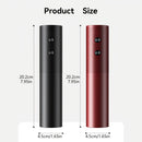 Abrebotellas eléctrico, recargable por USB, abridor de botellas automático reutilizable con un solo botón, un regalo adecuado para el hogar, la cocina, las fiestas y las bodas (negro/rojo)