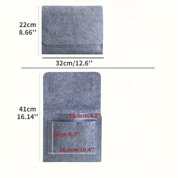 1pc Bolsa De Almacenamiento Colgante De Cabecera, Bolsa De Almacenamiento De Tejidos De Control Remoto De Teléfono Móvil, Bolsa Colgante De Almacenamiento De Libros De Cabecera, Bolsa De Almacenamiento De Artículos Diversos, Artículos Del Hogar, Accesori