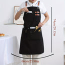 1 delantal de lona con cuatro bolsillos, perfecto para restaurantes, cocinas caseras, tiendas de té con leche, floristerías, cafeterías, panaderos, jardineros, delantales de cintura para hombres y mujeres, ropa de trabajo