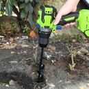 1pc Herramienta de jardín taladro espiral para cultivo de suelo - Mango hexagonal, metal, utilizable con taladro inalámbrico, ideal para perforación de suelo, no requiere energía, paquete de un solo artículo, fácil de usar bit hexagonal