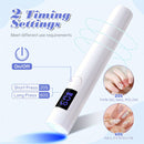Linterna LED Portátil para Uñas, Lámpara de Manicura Profesional, Secadora de Uñas y Luz Mini Manual para Arte en Uñas