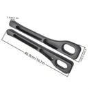Conjunto de 2 piezas de rellenos para huecos de asientos de coche. Rellenos de espuma suave multifuncionales para huecos laterales de asientos con funciones de almacenamiento y gancho. Tapones de huecos 3 en 1 universales para coches, SUV y camiones para