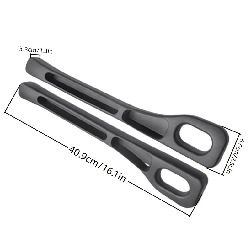 Conjunto de 2 piezas de rellenos para huecos de asientos de coche. Rellenos de espuma suave multifuncionales para huecos laterales de asientos con funciones de almacenamiento y gancho. Tapones de huecos 3 en 1 universales para coches, SUV y camiones para