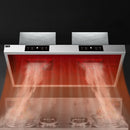1 pieza de filtro de desagüe de cocina con carbón activado, 22,48" x 18,54" - Filtro de aire de alta eficiencia con carbón y captura de grasa, eliminación de olores y partículas, diseño duradero y cortable para el control del humo y los olores, actualiza