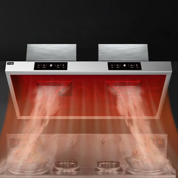 1 pieza de filtro de desagüe de cocina con carbón activado, 22,48" x 18,54" - Filtro de aire de alta eficiencia con carbón y captura de grasa, eliminación de olores y partículas, diseño duradero y cortable para el control del humo y los olores, actualiza