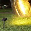 7 luces LED alimentadas por energía solar, carga solar, montaje en pared/estaca en tierra, uso dual, portátil y fácil de colocar, iluminación de paisaje y senderos impermeable, instalación flexible y conveniente, adecuada para porches, vallas, árboles de