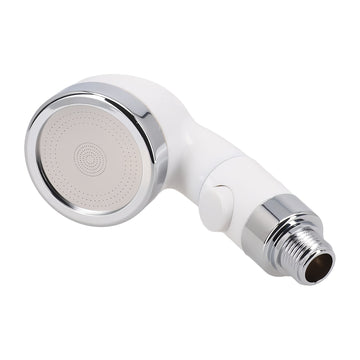 Rociador de Ducha Montado en Pared - Función Dual con Chorro Ajustable, Nebulización Fina para Salones de Peluquería y Hogar, Plástico Duradero e Acero Inoxidable, Blanco, Soporte para Rociador, Equipo para Barberías, Accesorio Moderno para Baño, Materia