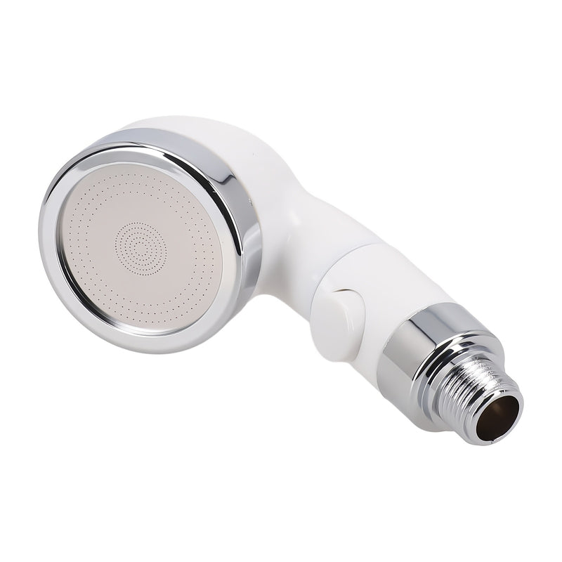 Rociador de Ducha Montado en Pared - Función Dual con Chorro Ajustable, Nebulización Fina para Salones de Peluquería y Hogar, Plástico Duradero e Acero Inoxidable, Blanco, Soporte para Rociador, Equipo para Barberías, Accesorio Moderno para Baño, Materia