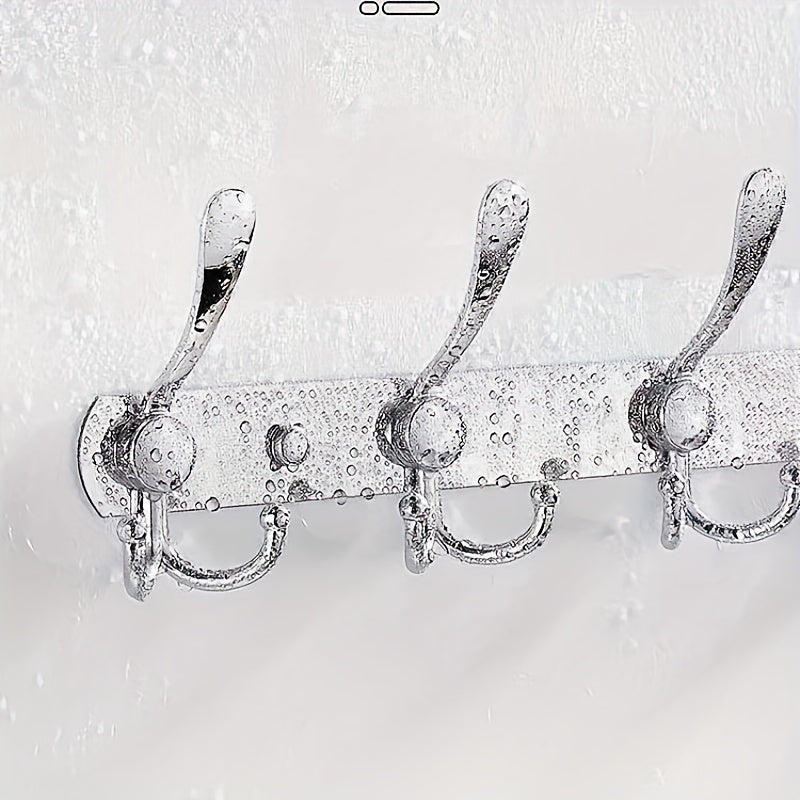 Gancho de pared de acero inoxidable fácil de instalar, estilo tradicional, ideal para organizar el baño