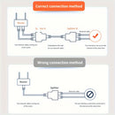 Adaptador Divisor Ethernet TISHRIC de 2 piezas - Conector de Cable de Red LAN de 1 a 2 Vías, Hembra RJ45, Acabado Mate