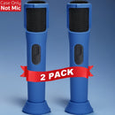 2 unidades Fundas de Silicona Suave para Micrófonos Inalámbricos JBL PartyBox - Soporte Protector Anti-Roll con Base y Fundas para Vara, Ideal para Discoteca, Escenario, Programas de TV, Esenciales para Fiestas | Soporte de Micrófono Duradero | Material