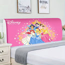 Fundido de Cabeza de Cama Princesa Disney 1 pieza - Impresión Digital Elegante, Rosa con Purpurina y Estrellas, Tela de Poliéster para Todas las Estaciones, Perfecto para la Decoración de Habitaciones Infantiles, Decoración de Cama