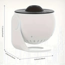 Proyector de habitación MISFANS, proyector de imagen de alta definición con perilla ajustable, proyector de planetario de 13 discos, rotación de 360°, luces LED, carga USB, blanco