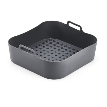 Alfombrilla de Silicona Reutilizable para Freidora de Aire Cuadrada - Forro para Cocinar Saludable, Perfecto para Aperitivos y Postres, Accesorio de Cocina Fácil de Limpiar