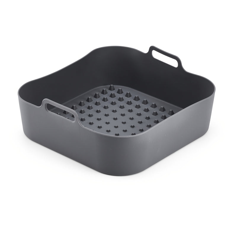 Alfombrilla de Silicona Reutilizable para Freidora de Aire Cuadrada - Forro para Cocinar Saludable, Perfecto para Aperitivos y Postres, Accesorio de Cocina Fácil de Limpiar