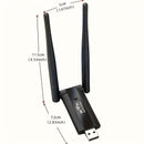 1pc Adaptador WiFi USB de doble banda de 300Mbps Repeater, amplificador de señal portátil de 2,4G con función de punto de acceso móvil integrado, sin batería requerida, controladores integrados para una conexión fácil