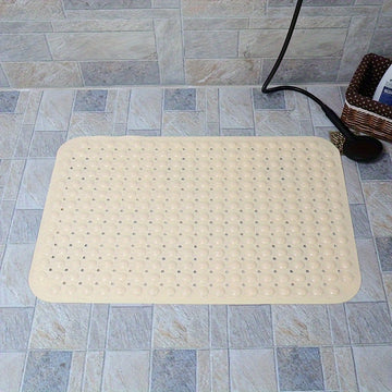 Tapete Antideslizante Para Baño, Tapete Antideslizante Para Pies En El Hogar Con Agujeros De Drenaje, Suministros De Baño