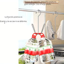 2/3pcs Zapatera de Acero Inoxidable, Colgador de Zapatos, Secador de Zapatos, Gancho de Almacenamiento de Zapatos Metálico, Estantes de Secado