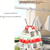 2/3pcs Zapatera de Acero Inoxidable, Colgador de Zapatos, Secador de Zapatos, Gancho de Almacenamiento de Zapatos Metálico, Estantes de Secado