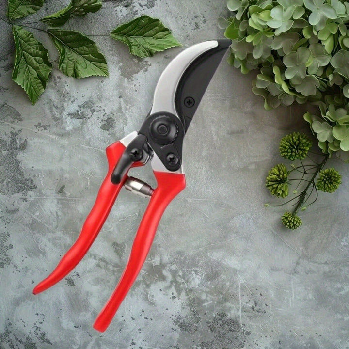 Tijeras de poda profesionales de acero al carbono de 8,5 pulgadas, tijeras de poda de mano de alta resistencia, herramientas de tijeras de jardinería, operación manual moderna, no requiere electricidad