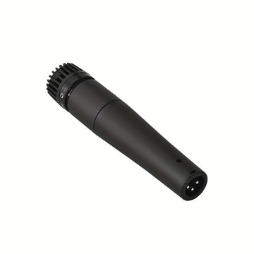 Micrófono dinámico para instrumentos G-MARK SM57 - Calidad profesional, portátil de mano, diseño con clip para presentaciones en vivo y grabación, ideal para baterías y amplificadores, diámetro de 3.2 cm, largo de 15.7 cm, ancho de 2.3 cm, 0.9 pulgadas,