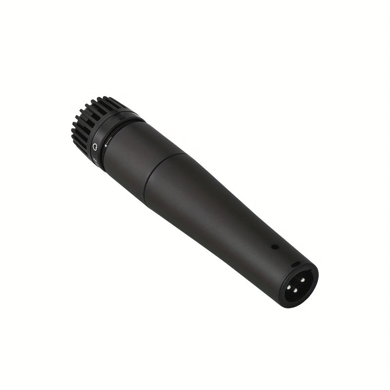 Micrófono dinámico para instrumentos G-MARK SM57 - Calidad profesional, portátil de mano, diseño con clip para presentaciones en vivo y grabación, ideal para baterías y amplificadores, diámetro de 3.2 cm, largo de 15.7 cm, ancho de 2.3 cm, 0.9 pulgadas,