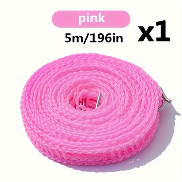 Cuerda de Ropa de Nylon Resistente - Longitudes de 299.72cm a 10.0 metros, A Prueba de Viento y Antideslizante, Perfecta para Uso Doméstico y al Aire Libre, Ideal para Secar Ropa, Ropa Interior, Calcetines, Cuerdas de Ropa