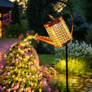 Regadera LED Solar, Rociador de Macetas en Forma de Estrella, Lámpara de Suelo - Ideal para Iluminación Decorativa de Jardín Exterior, Caminos y Patios, Regalo Perfecto para Familiares y Amigos -