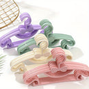 10pcs Perchas para Ropa de Niños - Portátiles, a Prueba de Viento, Organizador de Abrigos y Ropa Infantil de Plástico