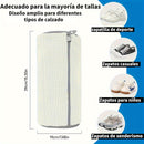 Regalo para el Día de la Madre - Bolsa lavable para zapatos de felpa sin lavado a mano, con cierre de cremallera, limpieza 360° y +1200 hebras suaves resistentes al desgarro, bolsa de lavandería reutilizable para tenis, viajes - Resistente a rayones y de
