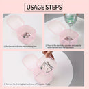 Caja esterilizadora de brocas para uñas de doble capa - Estuche de limpieza portátil y reforzado para uso en salón, sin necesidad de energía eléctrica, sin aroma, ideal para esterilización y organización de herramientas de manicura, estuche esterilizador